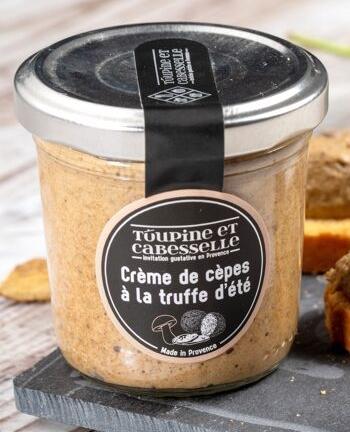 Créme de cèpes à la truffe d'été