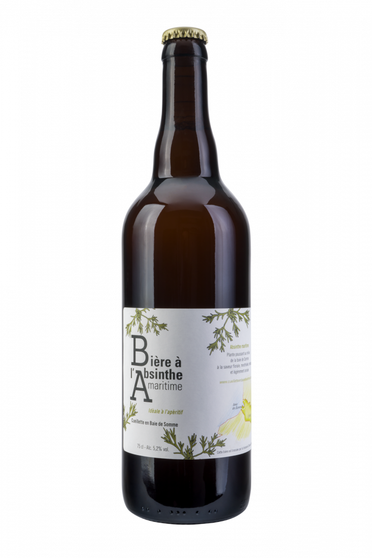 Bière à l'absinthe maritime de la baie de Somme