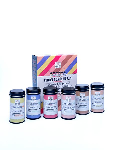Coffret 6 cafés aromatisés