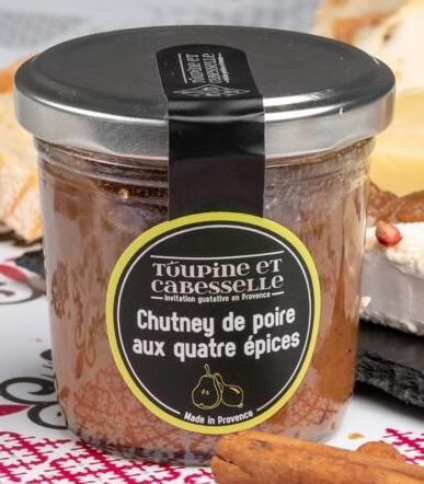 Chutney de poire aux quatre épices