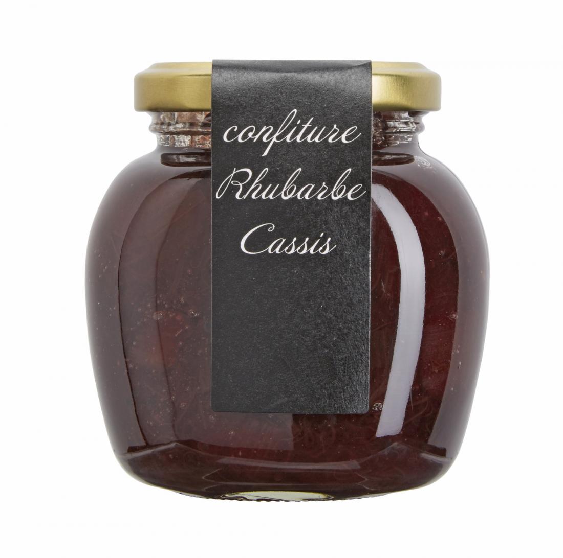 Confiture rhubarbe et cassis