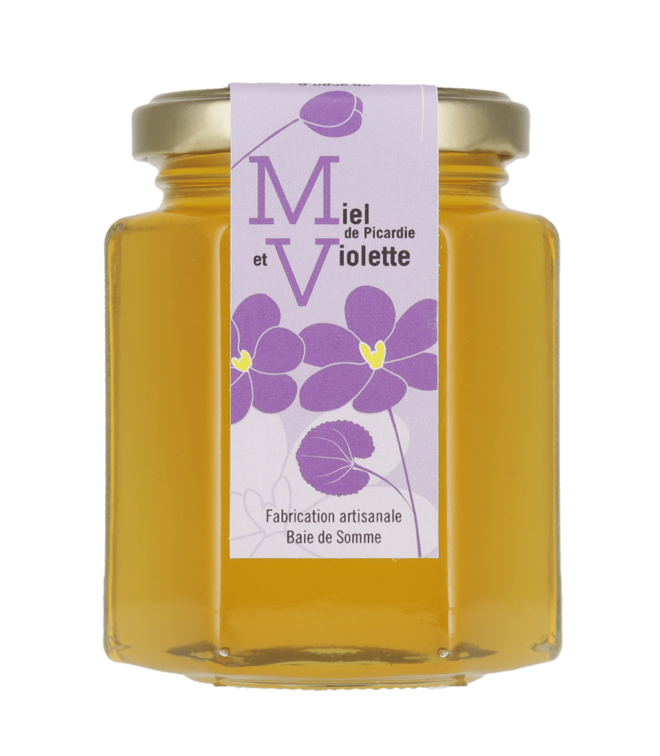 Préparation à base de miel de Picardie et violette