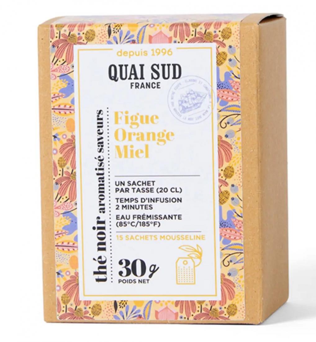 Thé noir figue, orange et miel