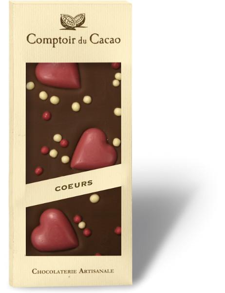 Tablette lait et coeur