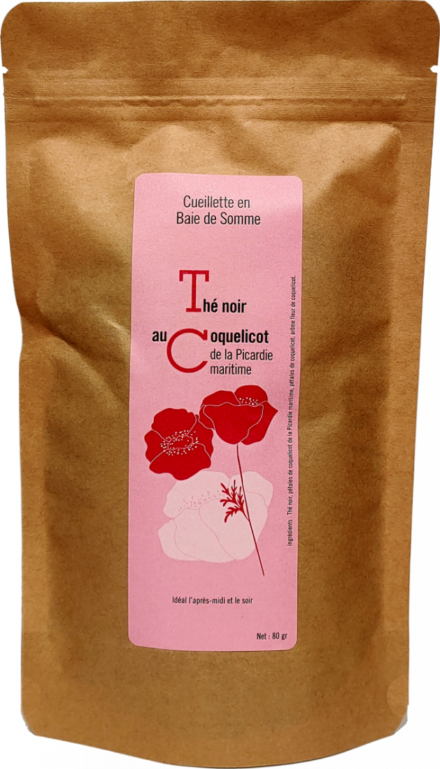 Thé noir au coquelicot