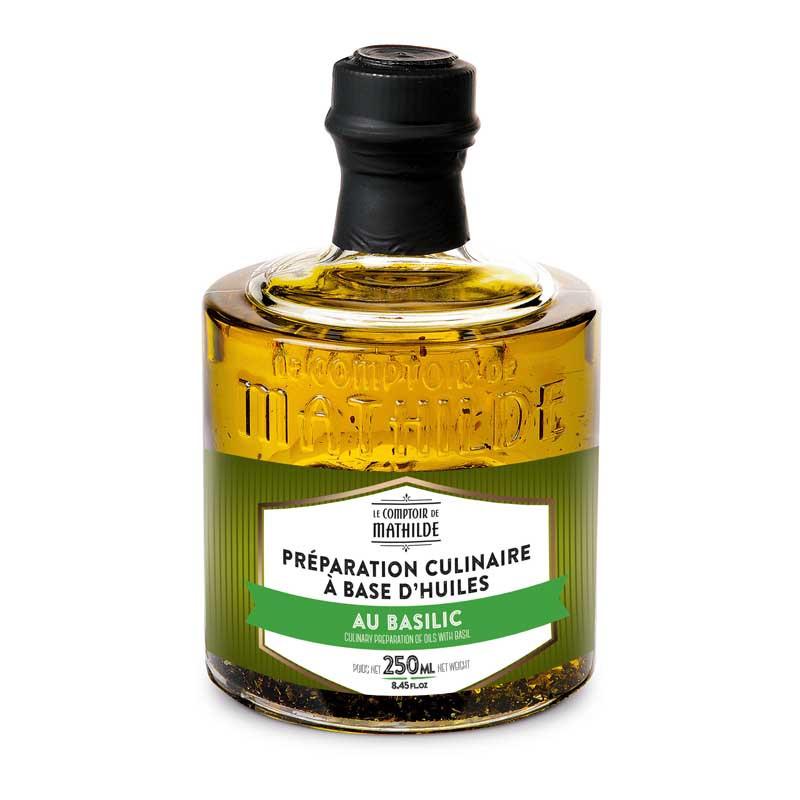 Huiles et basilic
