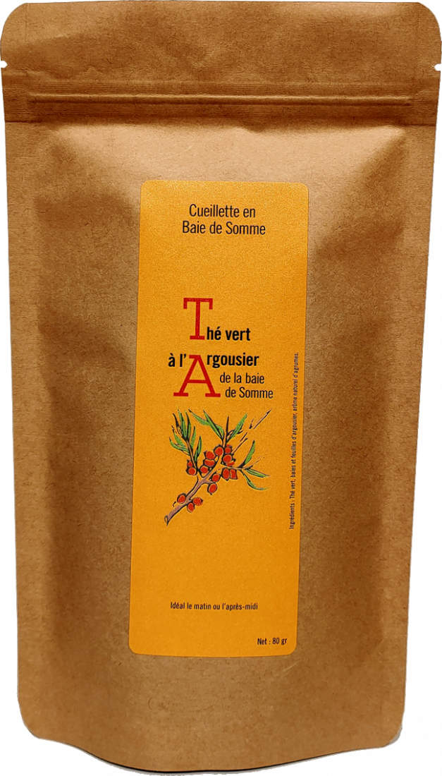Thé vert à l'argousier